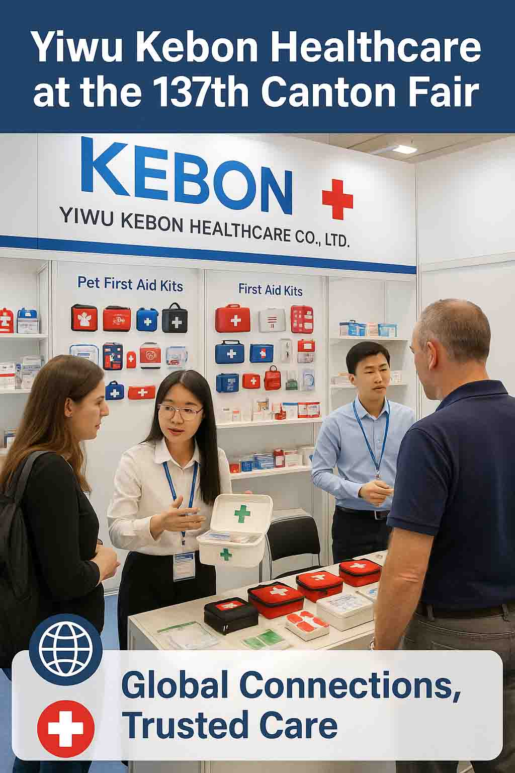 Yiwu Kebon Healthcare brilha na 137th Canton Fair, Eyes Global Expansion in Autumn Session