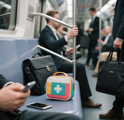 Kits de primeiros socorros compactos ganham popularidade entre os passageiros urbanos