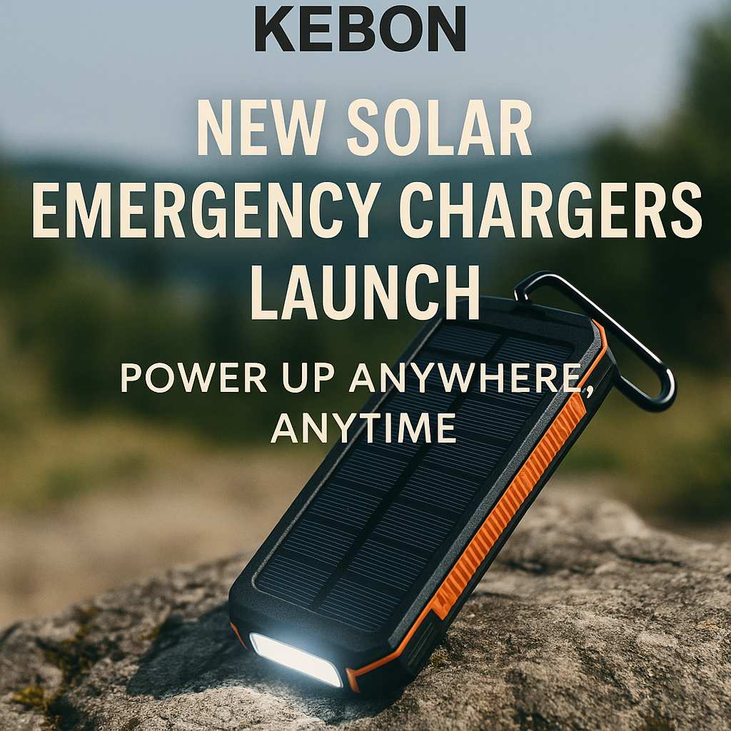 Lançamento de novos carregadores de emergência solar - Ligue para qualquer lugar, a qualquer hora