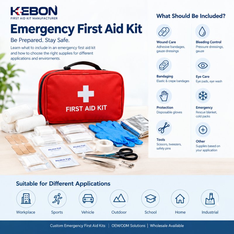 Kit de primeiros socorros de emergência: o que um kit completo deve incluir?