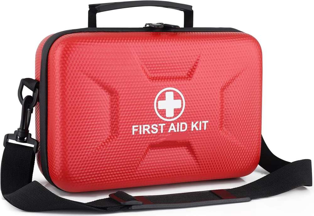 Kit de primeiros socorros à prova d'água de 410 peças para casa e exterior