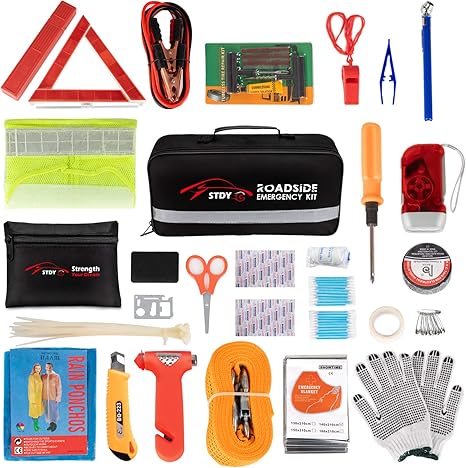 Novos veículos energéticos kit de emergência na estrada