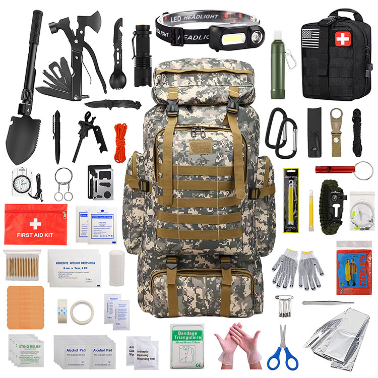 Kit de equipamento de sobrevivência